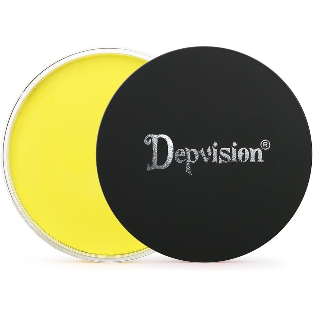 NWT Depvision Oil Based Neon Yellow Face Paint Body Paint Waterproof